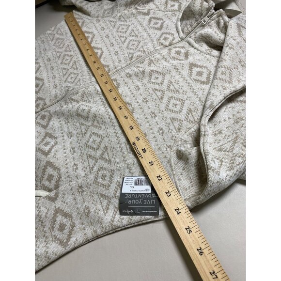 New Eddie Bauer Radiator FZ Women Fleece Jacket Plus Sz 2XL Geometric Aztec Zip - Picture 5 of 14